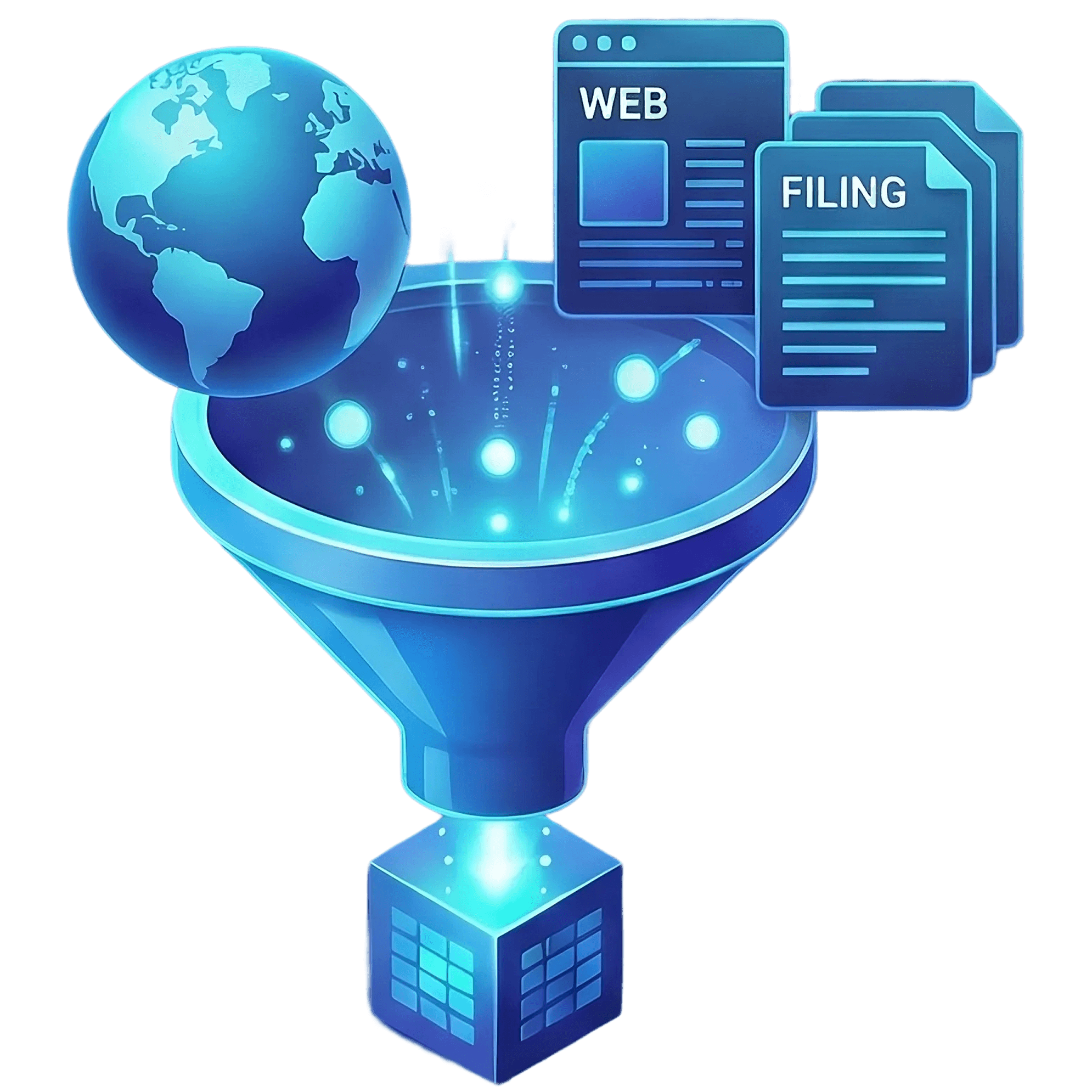 Seamlessly discover and ingest public data from the web and filings